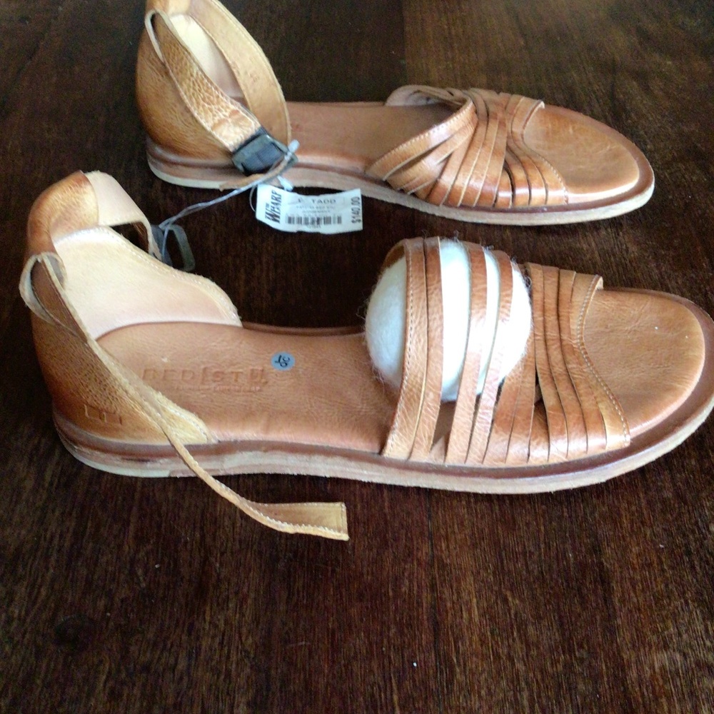 BED/STU Best Genuine leather sandals.hand finishing process